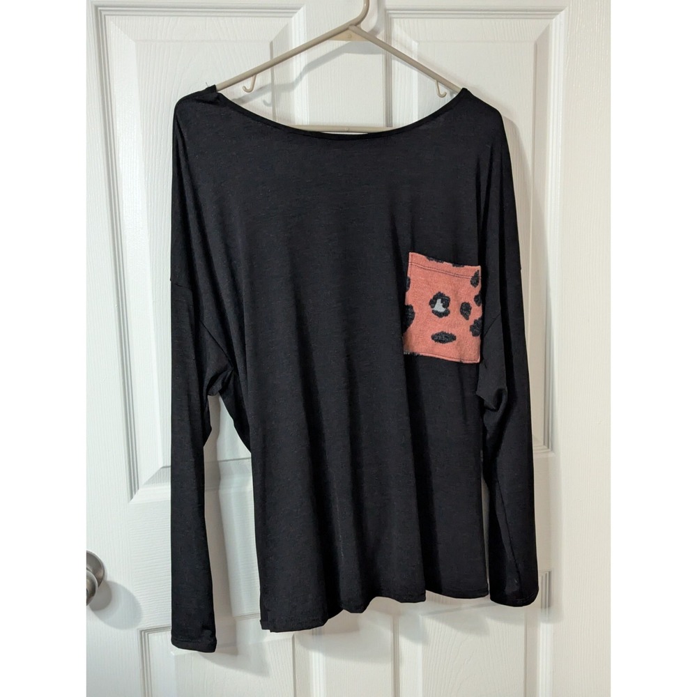 CY Fashion Boutique Black Tunic Open Back Women's L